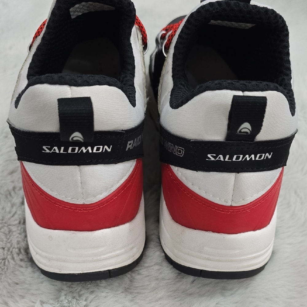 Salomon Men's Athletic Shoes in Red and White